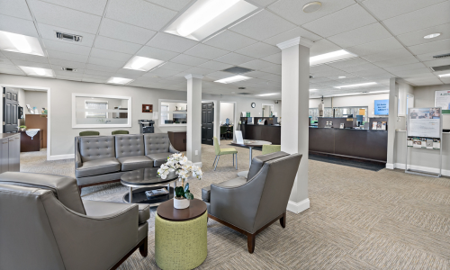 Customer Lounge at Hancock Office